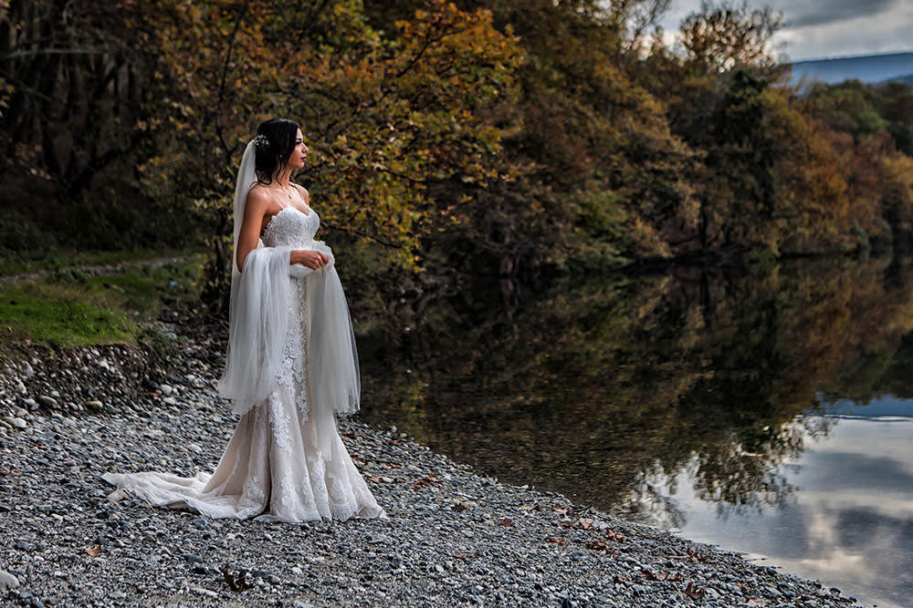 Φωτογραφίες γάμου στην Βέροια, Φωτογράφιση γάμου στον Αλιάκμονα
